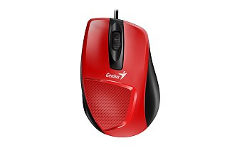 Genius drátová myš DX-150X ergo, červená