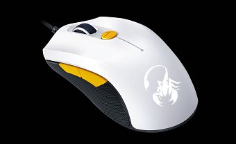Genius herní myš Scorpion M6-600 bílá/oranžová