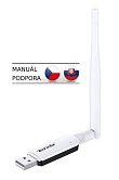 Tenda U1 WiFi N USB Adapter, 300 Mb/s, 802.11 b/g/n, 3.5 dBi, režimy Client, Soft AP,Win,Mac,Lin Tenda U1 WiFi N USB Adapter, 300 Mb/s, 802.11 b/g/n, 3.5 dBi, režimy Client, Soft AP,Win,Mac,Lin