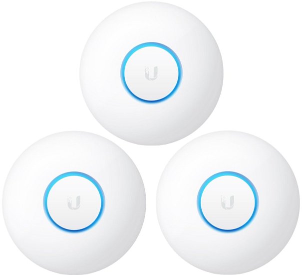 UBNT UAP-nanoHD-3 - Compact UniFi Wave2 AC AP, bez PoE adaptéru, 3-pack