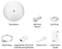 UBNT NanoBeam 2AC-13,2.4GHz MIMO,2x13dBi,AirMAX AC