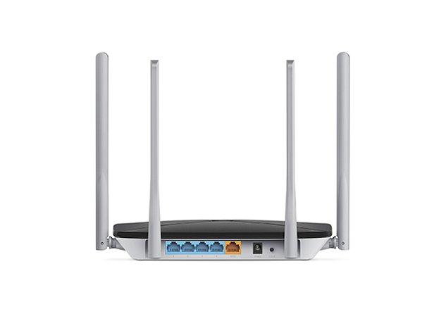 Mercusys AC12 1200Mbps WiFi AC router, 5x10/100 RJ45, 4x anténa