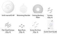 UBNT UAP-nanoHD-3 - Compact UniFi Wave2 AC AP, bez PoE adaptéru, 3-pack