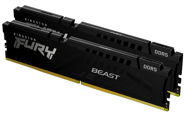 16GB DDR5-4800MHz CL38 Kingston FURY Beast, 2x8GB