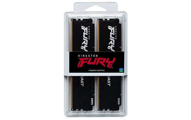 16GB DDR5-5200MHz CL40 Kingston FURY Beast, 2x8GB