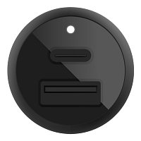 Belkin Duální nabíječka do auta s PPS 37W (25W USB-C, 12W USB-A),černá
