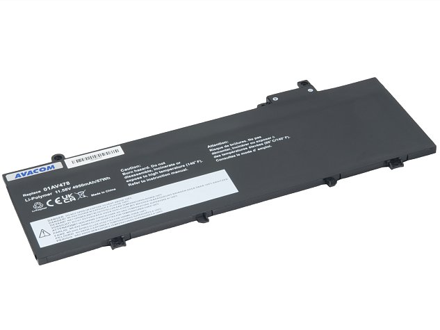 Baterie AVACOM pro Lenovo ThinkPad T480S Li-Pol 11,58V 4950mAh 57Wh