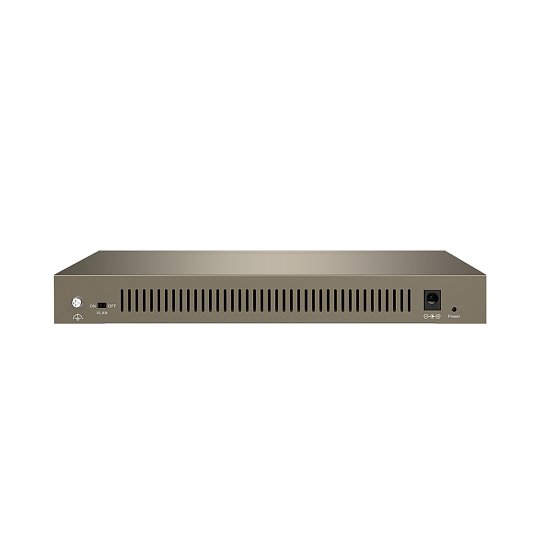 Tenda TEG1016M 16-port Gigabit Switch, 16x 10/100/1000 Mb/s, Fanless, MAC 8K, napájení AC/DC, i zeď