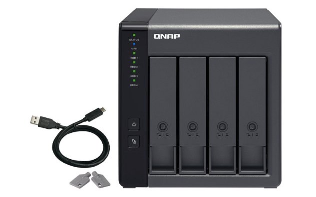 QNAP TR-004 rozšiřovací jednotka pro PC či QNAP NAS (4x SATA / 1 x USB 3.0 typu C)