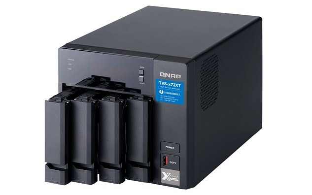 QNAP TVS-472XT-i3-4G (3,1GHz / 4GB RAM / 4x SATA / 2x M.2 NVMe slot / 1x HDMI 4K / 2x Thunderbolt 3)