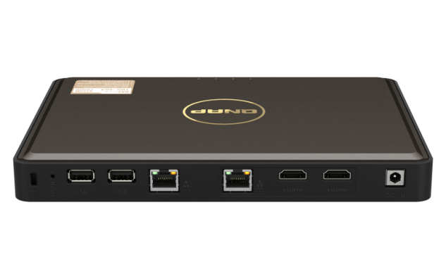 QNAP TBS-464-8G (4core 2,9GHz, 8GB RAM DDR4, 4x M.2 NVMe slot, 2x 2,5GbE, 5x USB, 2x HDMI 2.0 4K)