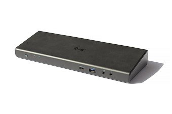 i-tec USB 3.0 / USB-C / Thunderbolt 3 Dual Display Docking Station, Power Delivery 85W