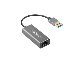 NATEC CRICKET externí Ethernet síťová karta USB 3.0 1X RJ45 1GB kabel