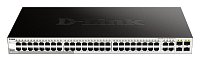 D-Link DGS-1210-52 48xGbE, Smart Sw,4x SFP, L2/L3