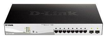 D-Link DGS-1210-10MP 10 Gbit PoE Smart, 8xGbE PoE+