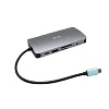 i-tec USB-C Metal Nano Dock HDMI/VGA with LAN, Power Delivery 100 W