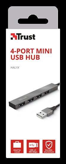 TRUST HALYX 4-PORT MINI USB HUB