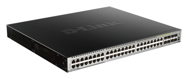 D-Link DGS-3630-52PC/SI L3 sw 48Gb PoE, 4x10G SFP+