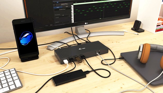 i-tec USB 3.0 / USB-C 5K Univerzální dual dokovací stanice