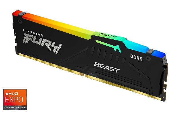 16GB DDR5-5600MHz CL36 Fury Beast RGB