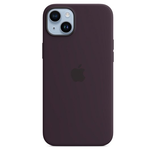 iPhone 14+ Silicone Case with MS - Elderberry