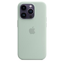 iPhone 14 Pro Silicone Case with MS - Succulent