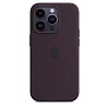 iPhone 14 Pro Max Silicone Case with MS-Elderberry