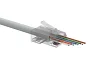 Univerzální EASY konektor RJ45 CAT5E UTP 8p8c na drát i licnu, 100ks