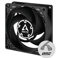 ARCTIC P8 PWM PST CO Case Fan - 80mm standard PWM case fan with double ball bearing technology