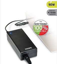 PORT CONNECT ACER/TOSHIBA 100% napájecí adaptér k notebooku,19V, 4,74A, 90W, 3xACER/TOSHIBA konektor