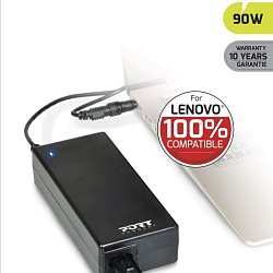 PORT CONNECT Lenovo 100% napájecí adaptér k notebooku, 19V, 4,74A, 90W, 4x Lenovo konektor