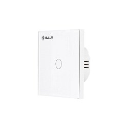 Tellur WiFi Smart Spínač, 1 port, 1800 W, 10 A., bílý