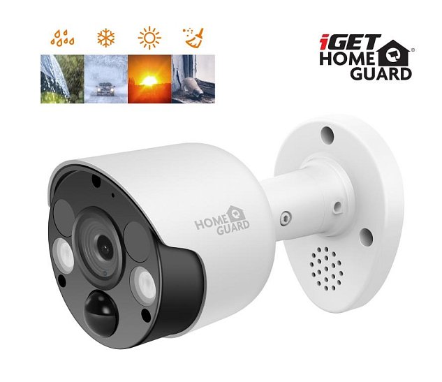 iGET HGNVK936CAM - UltraHD 4K PoE IP kamera, SMART detekce, IP66, zvuk, noční přísvit 40m, ONVIF 2.6