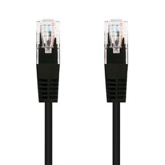 Kabel C-TECH patchcord Cat5e, UTP, černý, 3m