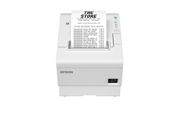 EPSON pokladní tiskárna TM-T88VII bílá, 2xUSB, Ethernet, fixní rozhraní