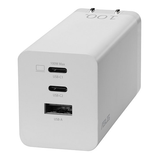 ASUS AC100-02 3-Port GaN Charger, 100W