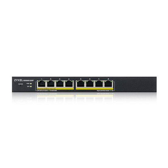 ZYXEL GS1900-8HP v3, 8-port GbE L2 PoE switch