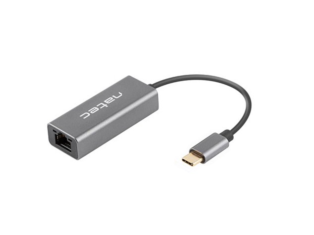 NATEC CRICKET externí Ethernet síťová karta USB-C 3.1 1X RJ45 1GB kabel