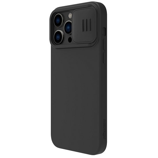 Nillkin CamShield Silky Silikonový Kryt pro Apple iPhone 14 Pro Max Black