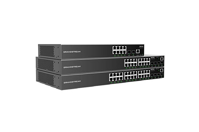 Grandstream GWN7803P Managed Network PoE Switch 24 1Gbps portů s PoE, 4 SFP porty