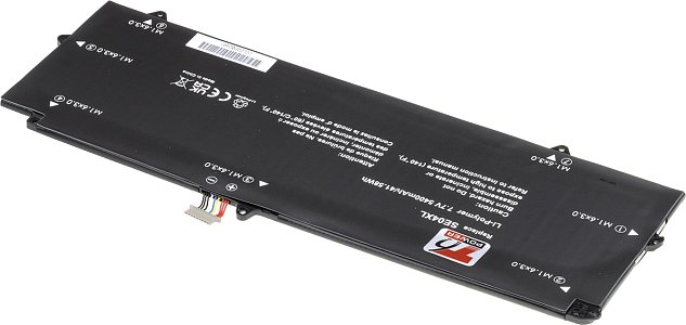 Baterie T6 Power HP Pro X2 612 G2, 5400mAh, 41Wh, 2cell, Li-pol