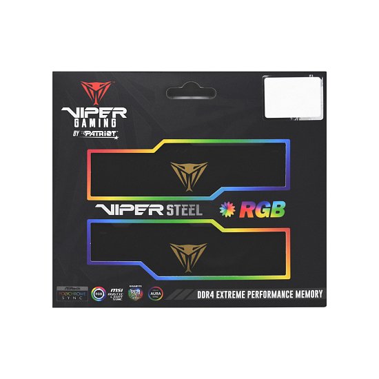 Patriot Viper Steel/DDR4/32GB/3600MHz/CL18/2x16GB/RGB/Black