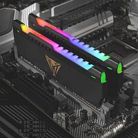 Patriot Viper Steel/DDR4/16GB/3200MHz/CL16/2x8GB/RGB/Black