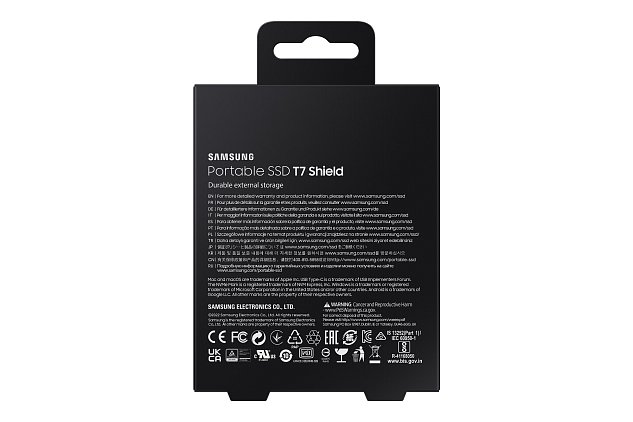 SSD 4TB Samsung externí T7 Shield, černý
