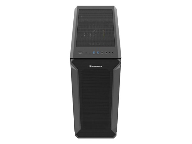 Počítačová skříň Genesis IRID 505F, černá, MIDI TOWER, 5x120mm ventilátory