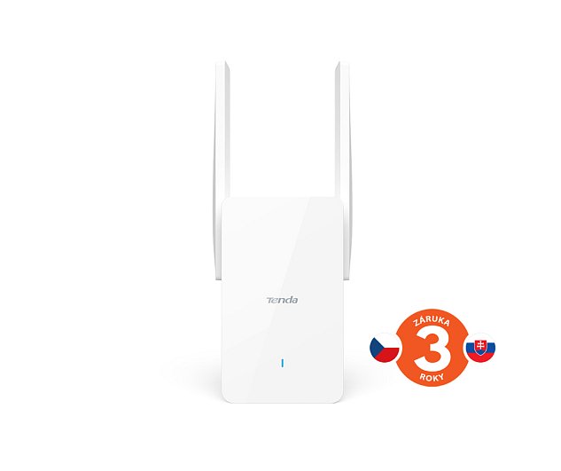 Tenda A33 - WiFi Range Extender AX3000 WiFi 6, opakovač 2976 Mb/s, 1x GLAN 1 Gb/s, WPS,2x 5dBi, WPA3