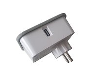 iGET HOME Power 2 USB  - WiFi chytrá zásuvka 230V + 2x USB, samostatná, měření spotřeby, 3680W