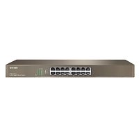 Tenda TEG1016G 16-port Gigabit Switch, 16x 10/100/1000 Mb/s, Fanless, MAC 8K, i na zeď, Rackmount