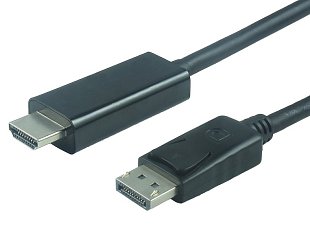 PremiumCord DisplayPort na HDMI kabel 5m M/M