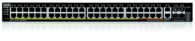 ZYXEL XGS2220-54, 54port, 600W PoE, 1Y Nebula FlexPro